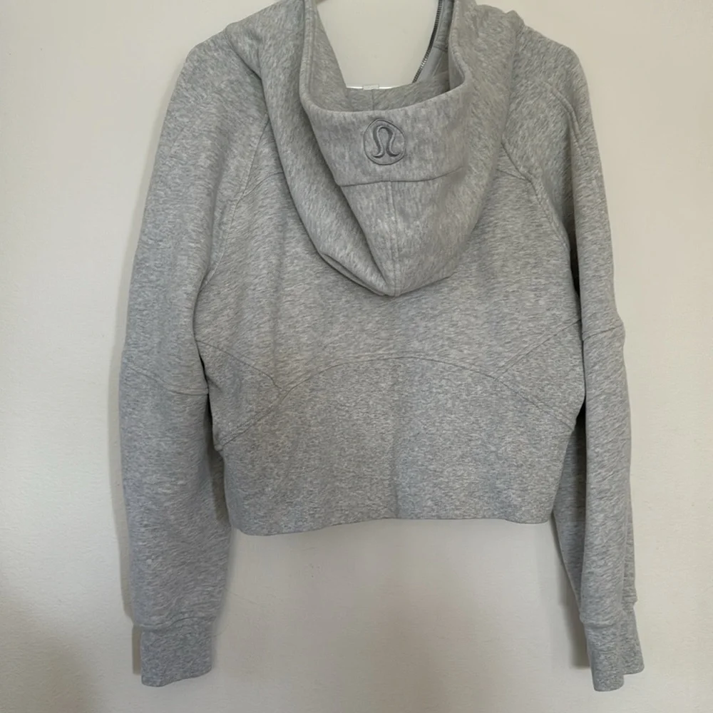 Lululemon Scuba Cropped/Oversized Half-Zip Hoodie, M/L - Picture 8 of 13